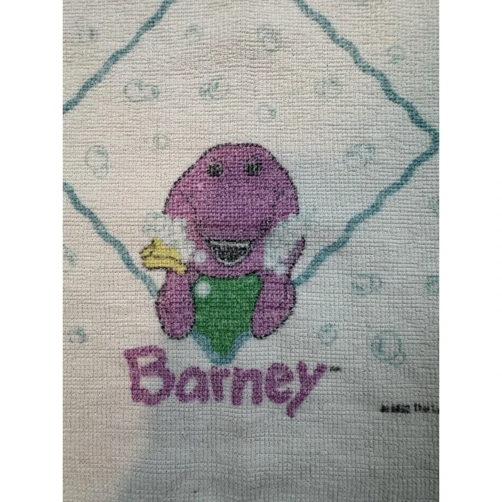 Vintage Wash Cloth Lot 90's American Girl Teenage Mutant Ninja Turtles Barney